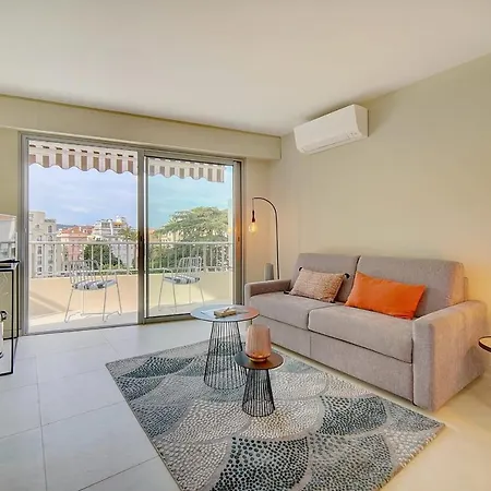 Appartement Immogroom- Modern- Terrace - Ac - Center- Croisette- Congressesbeaches Cannes